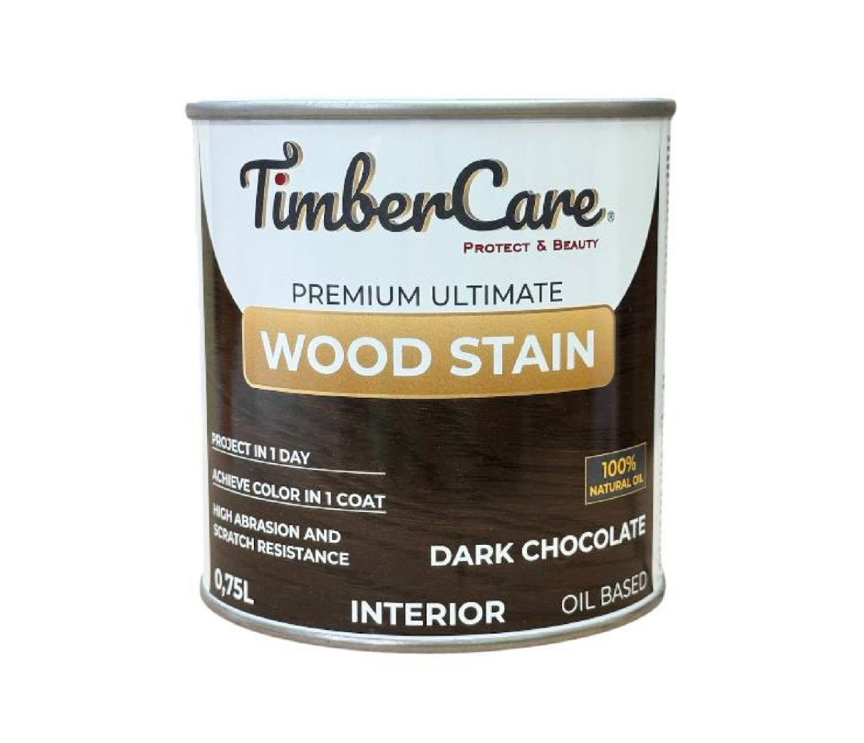Масло тонирующее  TimberCare  Wood Stain / Dark Chocolate / Темный шоколад