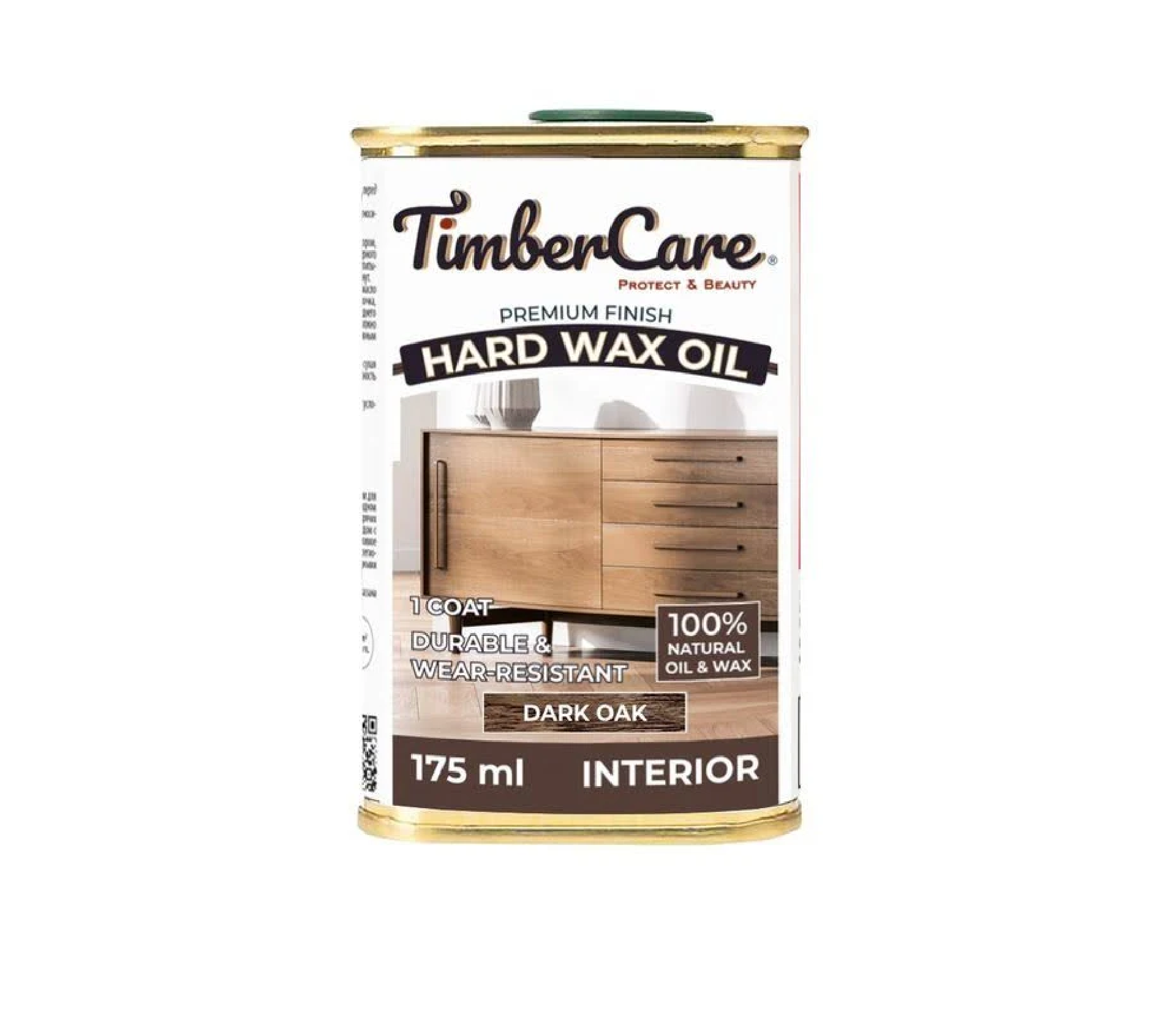 Масло защитное с твердым воском TimberCare  Hard Wax Oil / Dark oak / Темный дуб