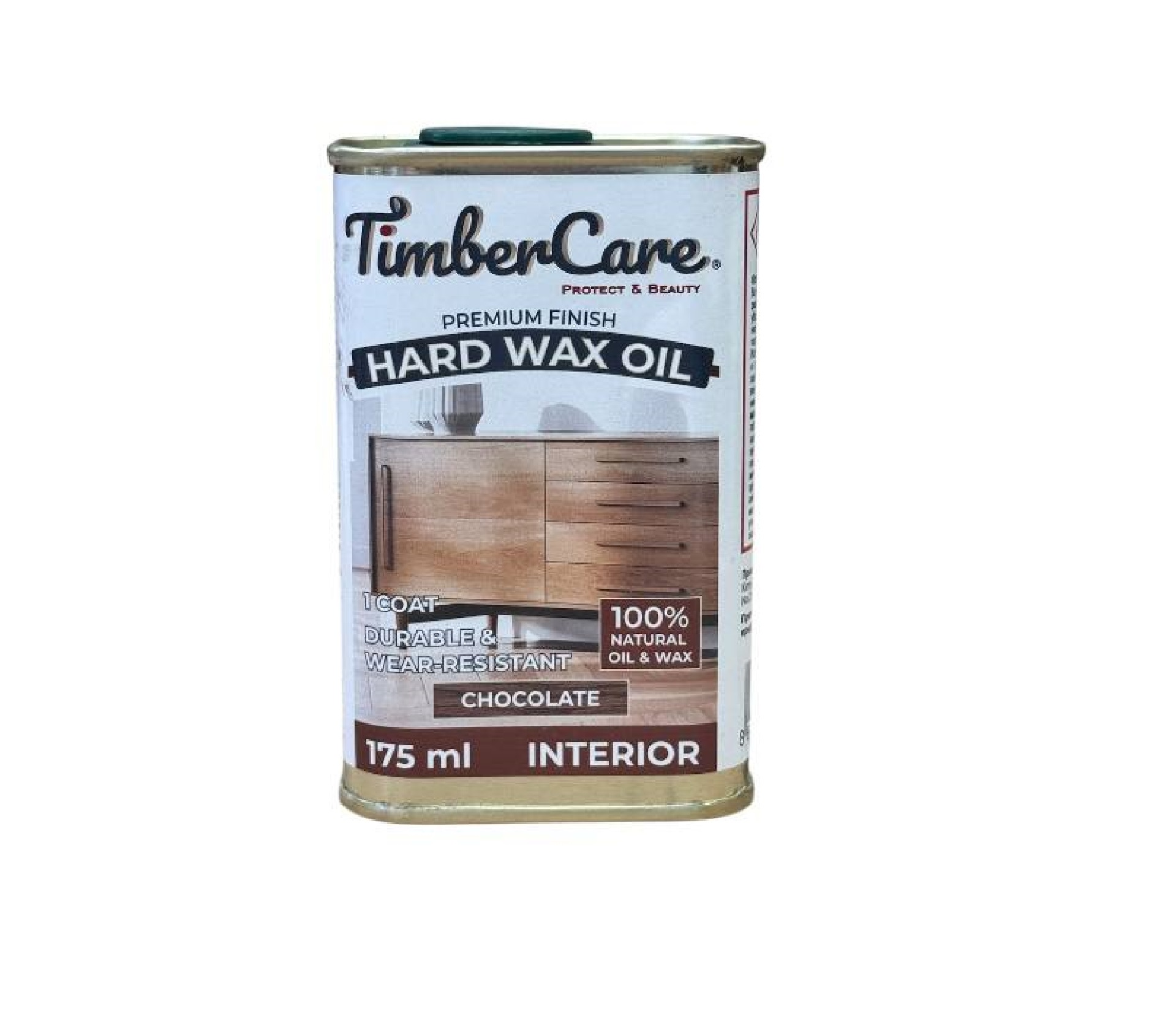 Масло защитное с твердым воском TimberCare  Hard Wax Oil / Chocolate / Шоколадный