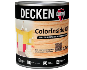 Масло цветное для интерьера DECKEN ColorInside Oil