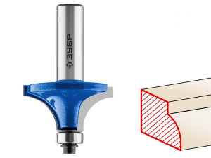Кромочная калевочная фреза ЗУБР Профессионал №1 / с подшипником 12,7 мм