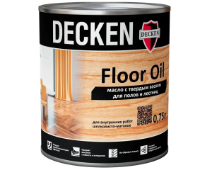 Масло защитное с твердым воском DECKEN Floor Oil