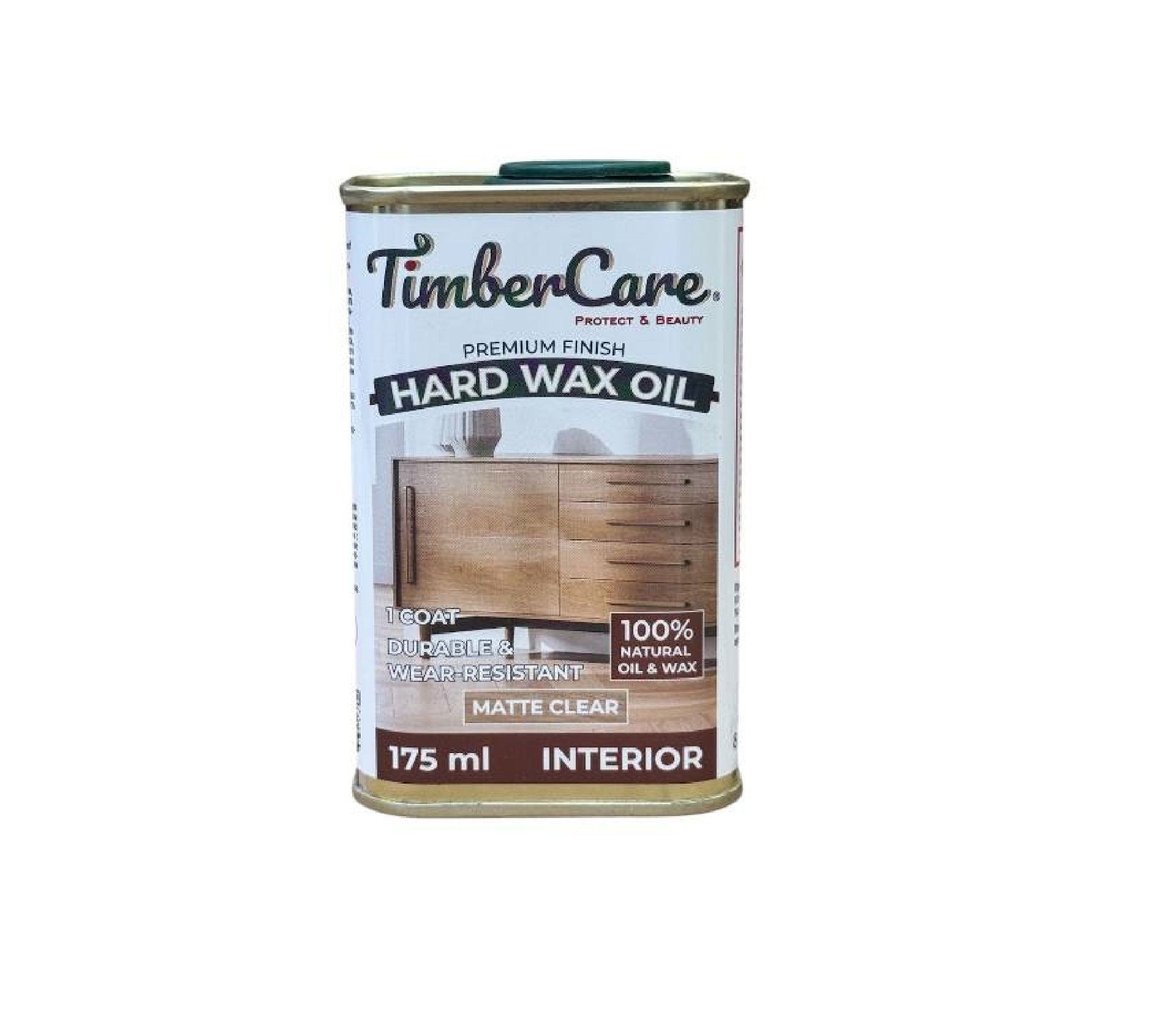 Масло защитное с твердым воском TimberCare  Hard Wax Oil / прозрачный матовый