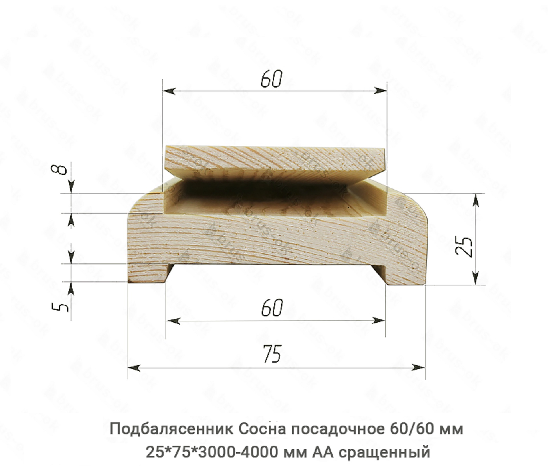 Подбалясенник - Подбалясенник для лестницы из дерева купить, Москва, СПБ, Курск