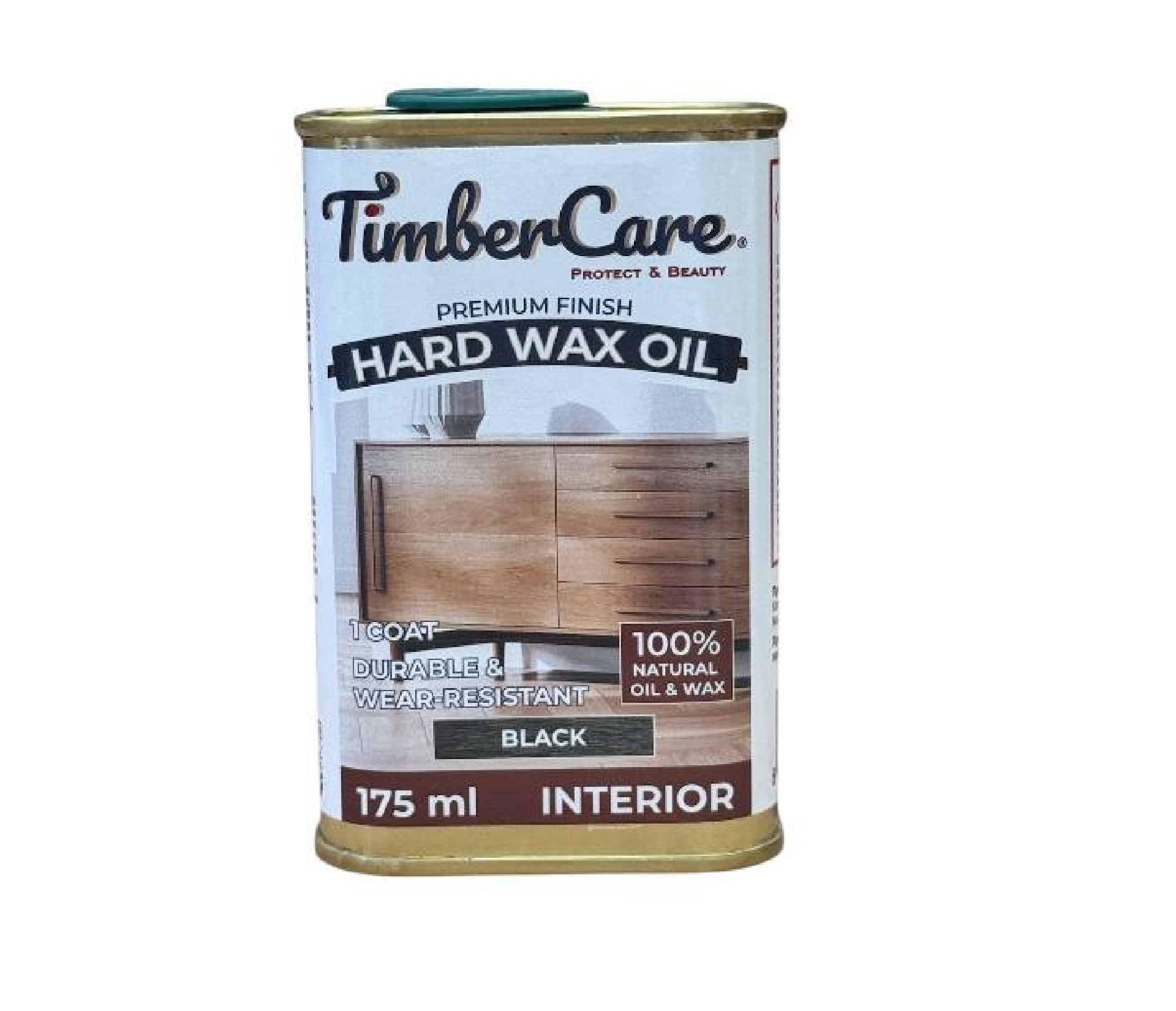 Масло защитное с твердым воском TimberCare  Hard Wax Oil / Black / Черный