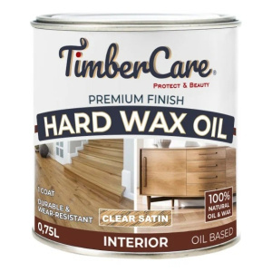 Масло защитное с твердым воском TimberCare  Hard Wax Oil / прозрачный полуматовый
