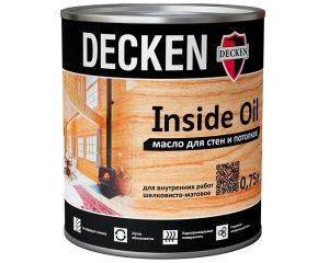 Масло для стен и потолков DECKEN Inside Oil