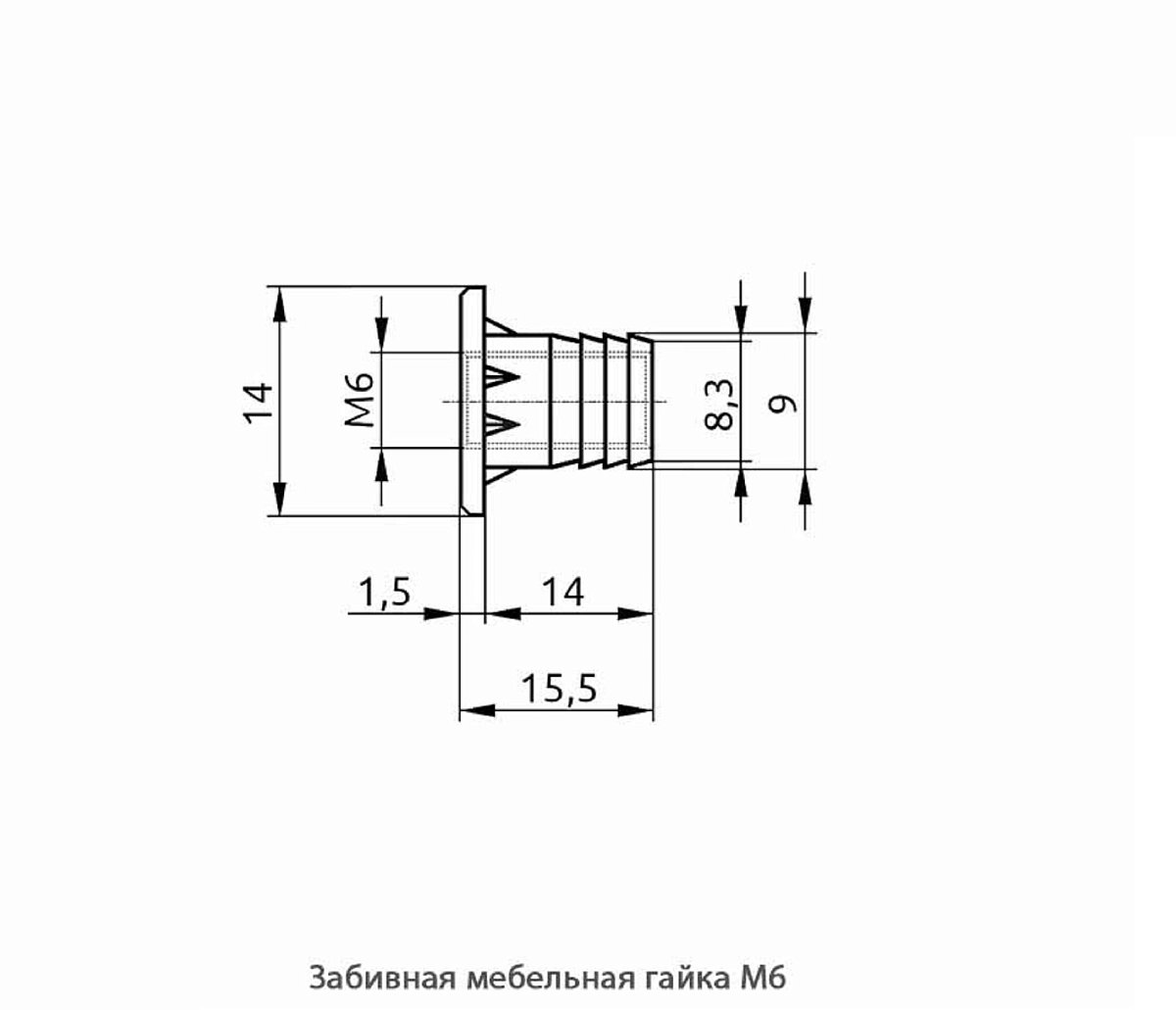 Мебельные футорки - Футорка мебельная купить, металлические, пластиковые, резьбовые, с внутренней резьбой - Москва, СПБ, Курск