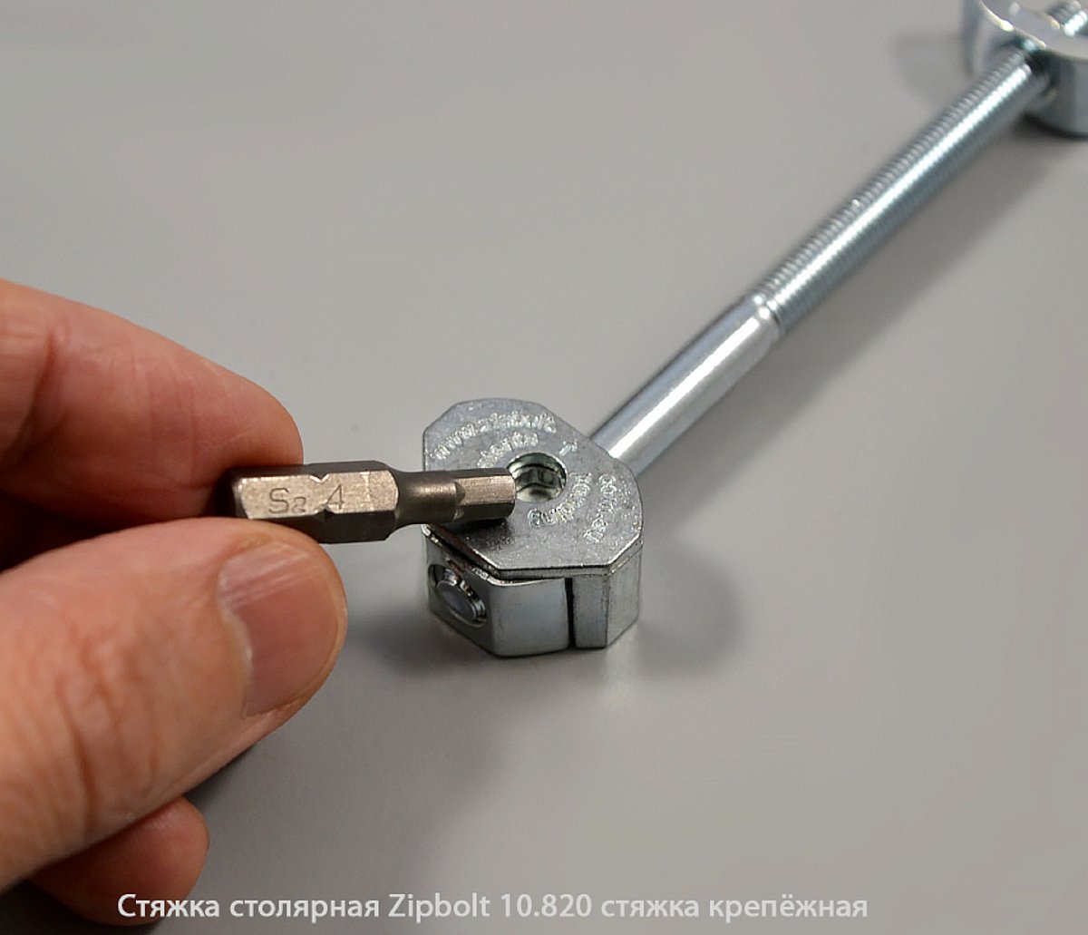 Стяжка столярная ZipBolt 10.820 стяжка крепёжная