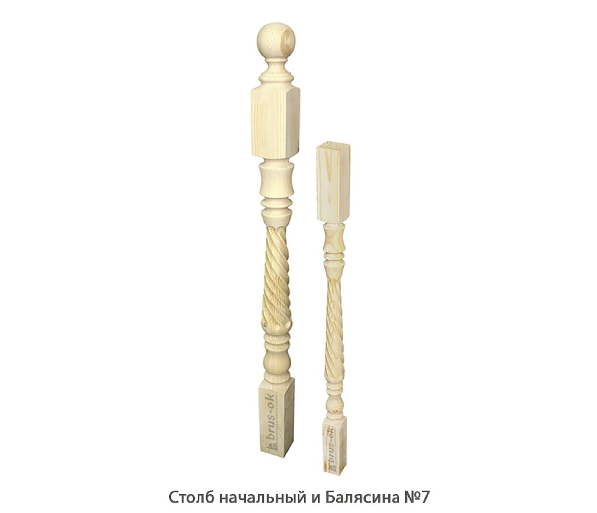 Столбы колонны - Столбы, колонны для лестницы деревянные купить, Москва, СПБ, Курск