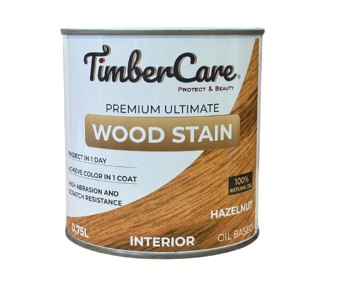 Масло тонирующее  TimberCare  Wood Stain / Hazelnut / Лесной орех