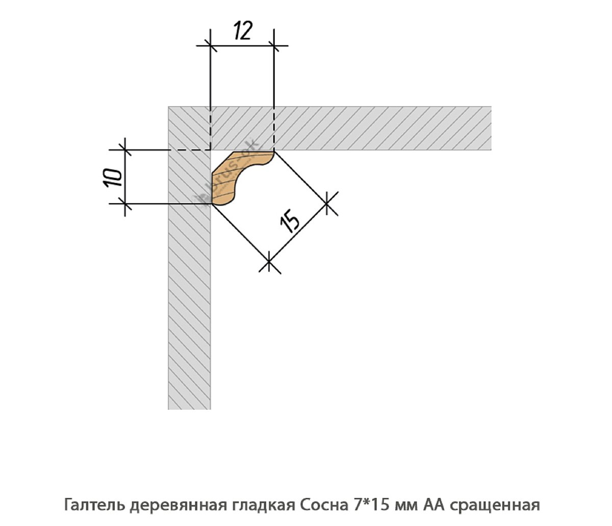 Галтель деревянная - Галтель деревянная купить в Москве, СПБ, Курске