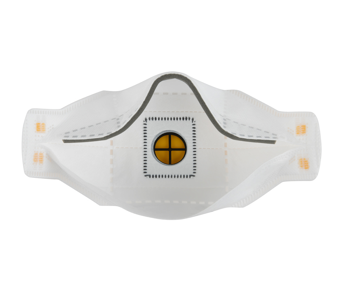 Полумаска одноразовая JETA Safety JM-9312 / FFP1 NR D / многослойная / белая
