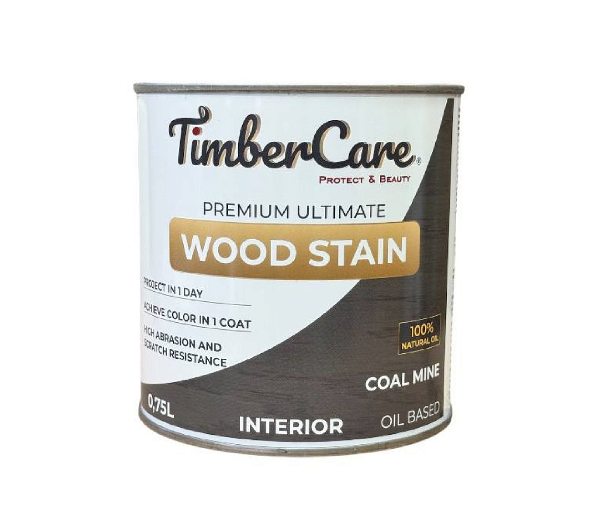 Масло тонирующее  TimberCare  Wood Stain / Coal mine / Угольная шахта