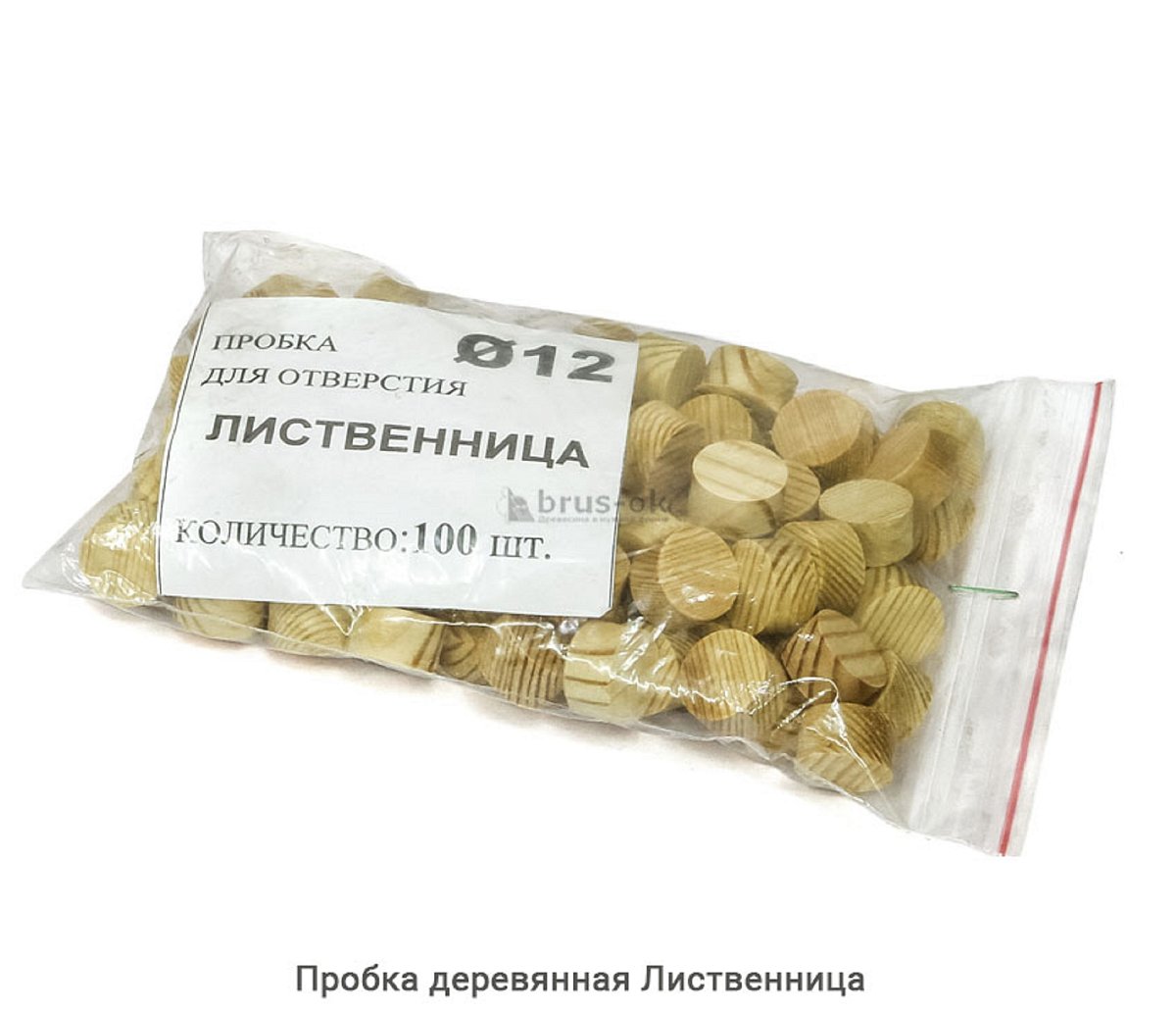 Пробка деревянная Лиственница