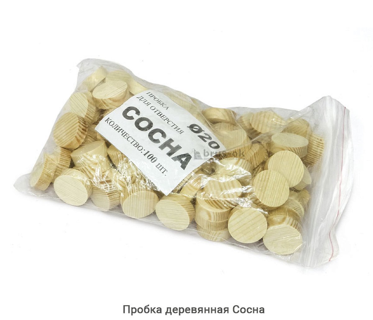 Пробка деревянная Сосна